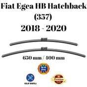 Resim Fiat Egea Hb Hatchback 357 2018 2019 2020 Uyumlu Ön Cam Silecek Süpürgesi Takımı 650/400mm Silbak Sb2616c 