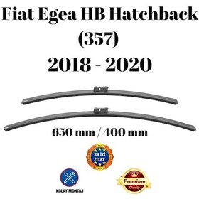 Resim Fiat Egea Hb Hatchback 357 2018 2019 2020 Uyumlu Ön Cam Silecek Süpürgesi Takımı 650/400mm Silbak Sb2616c 