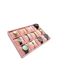 Resim Saat Ve Bileklik Tablası 12 Li Pembe 