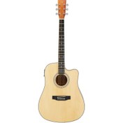 Resim SX SD104CE Elektro Akustik Gitar (Natural) 