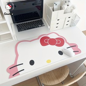 Resim Sanrio Karikatür Sevimli Tatlı Şekilli Fare Ped, Çift Taraflı Suni Deri, Kaymaz ve Kolay Temizlenebilir Ofis Masa Matı, Ofis ve E-Spor Masaüstü Dekorasyonu için Uygun, Cadılar Bayramı, Noel, Doğum Günü, Yeni Yıl için Mükemmel Hediye 