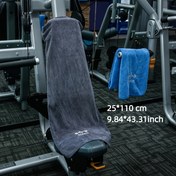 Resim 1 adet hızlı kuruyan havlu, [gri/mavi] süper emici, büyük boy, banyo, spor salonu, koşu, yüzme ve bisiklet için ideal. Fitness ekipmanlarına asılabilir veya serilebilir, dayanıklı, ultra ince lifli, ter silme havlusu, Asma Halkalı El Havlusu, Küçük Banyo Havluları, Şık El Havlusu, Bisiklet Havlusu, Yüzme Havlusu, Modern Havlu, Yüksek Kaliteli Polyester Kumaş, Çok Amaçlı Havlu, Koşucular ve Yüzücüler İçin 