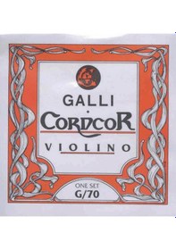 Resim Galli İtaly G/70 Cordcor Profesyonel Keman Tel Seti 