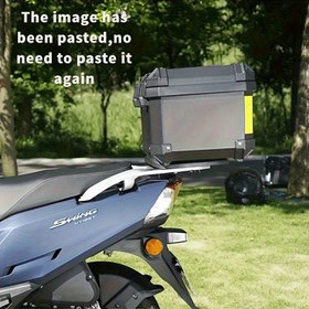 Resim 1 adet 57L/15.6 Galon Motosiklet Duffel Çantası - Altta Panelli, Yansıtıcı Şerit, Ayarlanabilir Omuz Askısı ve Montaj Donanımı ile Dayanıklı PP Malzeme - Açık Hava Yürüyüşü ve Kamp için Off-Road Bisiklet Bagajı, Motosiklet Çantası, Sağlam İnşaat 