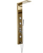 Resim Sam Banyo Fırat Duş Paneli Gold Altın 