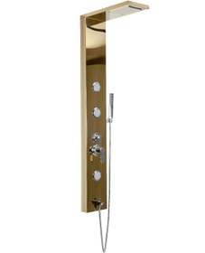 Resim Sam Banyo Fırat Duş Paneli Gold Altın 