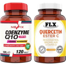 Resim Nevfix Coenzyme Q10 120 Tablet & Kuersetin Ester C 60 Tablet 