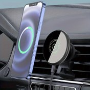 Resim Manyetik Kablosuz Telefon Tutucu Araba Şarjı Hızlı Şarjlı Manyetik Araba Telefon Tutucu iPhone 16/16 Pro/16 ProMax/15/15 Pro/15 Pro Max/15 Plus/14/14 Pro/14 Pro Max/14 Plus/13/13 Pro/13 Pro Max/12/12 Pro/12 Pro Max/12 Mini Serisi için 