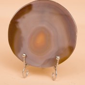 Resim 1 Adet "Parlak Kristal" Çok Amaçlı Mineral Logo Sergi Rafı, Kristal Küre, Tuhaf Taş, Kristal Kümelenme, Akik Parçası Dekoratif Taban - Ev Dekoru İçin Sergi Rafı - Cadılar Bayramı Hediyesi 