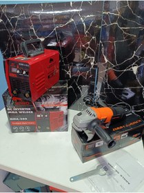 Resim Girift Kaynak makinası taş motoru ikili set 