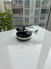 Resim MeviDecor Güneş Enerjili Hareketli Helikopter - Premium Araç Aksesuarı 