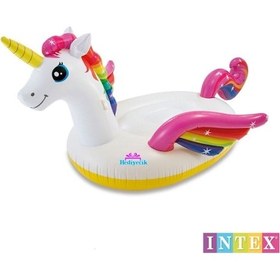 Resim Tek Boynuzlu At Tutmaçlı Ada Binici 201x140x97 Cm Ibn57561 