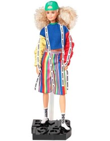 Resim Barbie Koleksiyon Bebeği Şapkalı Kıvırcık GHT92 