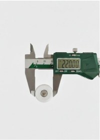 Resim Krom Kaplama Plastik Duşakabin Tekeri Tekerleği Rulmanı 8'li Set 4 Alt 4 Üst 22 Mm Teker Çapı Parlak Krom 