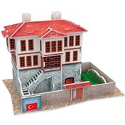 Resim 3D Puzzle Tarihi Türk Evi Maket (18 Parça) 