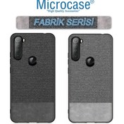 Resim Xiaomi Redmi Note 8 Fabrik Serisi Kumas & Deri Desen Kilif 391866244 