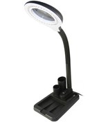 Resim Teltree Masaüstü Büyüteç Led Lambası 5x/10x Çift Lens 40 Led Işık Esnek Boyun Tasarımı 220v 6w Küçük Avrupa Standartı Diğer 