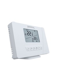 Resim General Aruna 300S RF Kablosuz Oda Termostatı Beyaz 