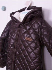 Resim Mikro Kozmonot Eldiven Patikli Astronot Tulum Kahverengi 