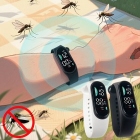 Resim 2 Adet Unisex Kamp Saati, Basit ve Şık Taşınabilir Tasarım, Yürüyüş veya Balıkçılık İçin Elektronik Sivrisinek Kovucu Saat, İdeal Hediye Seçeneği M13 