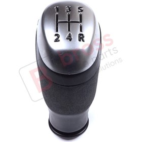 Resim Bross Otomotiv Renault Clio MK4 BH KH 2012-2020 328657531R için Krom Çerçeve 5 İleri Vites Topuzu 