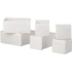 Resim Ikea Skubb Dolap Şifonyer Çekmece İçi Düzenleyici Kutu - 6 Parça 