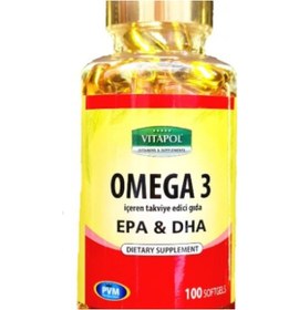 Resim Vitapol Omega-3 Epa&dha Balık Yağı 2000 Mg 100 Kapsül 