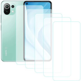 Resim Notech Xiaomi Mi 11 Lite Temperli Cam Ekran Koruyucu 5li Eko Paket 