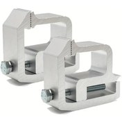 Resim Hightower 2 Adet Gümüş Kamyon Panjur Klipsi, Ağır Hizmet Kargo Kutusu Bağlantı Donanımı 