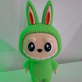 Resim Yeşil Labubu Figür – (12 Cm) 