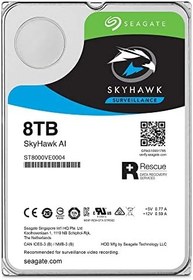 Resim SEAGATE ST8000VE001 8TB Sata 3.0 7200RPM 356MB 3.5" Dahili Disk 