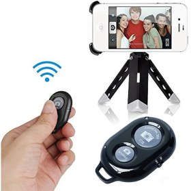 Resim CoverZone Bluetooth Kablosuz Uzaktan Kumanda Ios Android Uyumlu Kamera Deklanşör Düğmesi Remote Shutter 