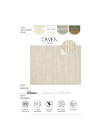 Resim Cool Halı Owen 03 Beyaz Halı Yolluk Koridor Halısı Yıkanabilir Mutfak Halısı Kaymaz Balkon Halısı 