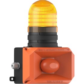 Resim Mesan LED Multifonksiyon 43 Ses Siren MS 232 Turuncu 85-260VAC 