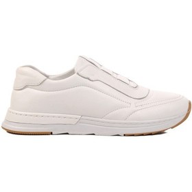 Resim Beyaz Hakiki Deri Anatomik Kadın Casual Ayakkabı Ay387 Z Beyaz 