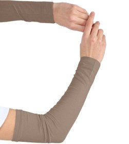 Resim Ecardin Kolluk - Pratik Tesettür Kolluk Penye Düz Namaz Kolluğu - Koyu Vizon 