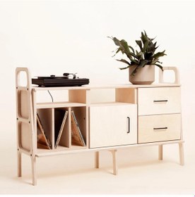 Resim Woodesk Glanz, Ahşap, Dolap Ve Konsol, 140x90, Natural Renk 