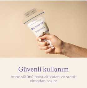 Resim Lansinoh Anne Sütü Saklama Poşeti 50 Adet 