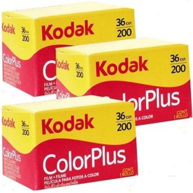 Resim Kodak 3 Adet Color Plus 200 Asa Analog Fotoğraf Makinesi Film,135/36 -son Kullanım:06/2026 