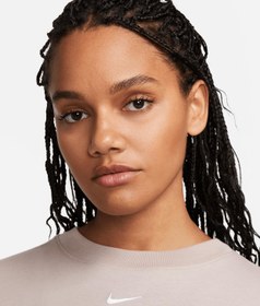 Resim Nike Sportswear Chill Knit Oversized T-Shirt Dress - Pembe / 
