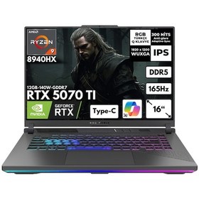 Resim Asus Rog Strix G16 G614PR-RV051HMF5 R9-8940HX 32 GB DDR5 2 TB SSD RTX5070TI 12 GB GDDR7 16" WUXGA Free Dos Dizüstü Bilgisayar 
