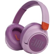 Resim Jbl Junior JR460NC Gürültü Azaltma Özellikli Bluetooth Çocuk Kulaklığı, Mor/pembe 