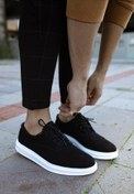 Resim Mida Shoes Siyah Süet Klasik Erkek Ayakkabı 