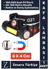 Resim Premium Kamp Avcı Balıkçı Deprem 150-250 Metre Mıknatıslı Sabitleme Şarjlı Powerled Kafa Lambası Çok Renkli 