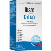 Resim ORZAX Ocean Krill Oil 30 Softjel Kapsül 