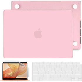 Resim Novstrap Apple MacBook Pro 13 Inç 2021 M1 Çip A2338 Uyumlu Mat Frosted Kılıf + Klavye Kılıfı + Film 