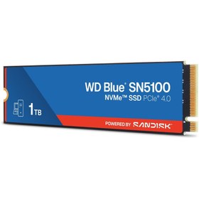 Resim WD Blue SN5100 1TB WDS100T5B0E 7100/6700MB/s PCIe Gen 4.0 M.2 2280 NVMe SSD 