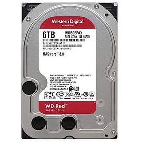 Resim Western Digital Red 3,5 Sata III 6Gbs 6TB 64MB 7/24 Nas WD60EFAX HDD & Harddisk 