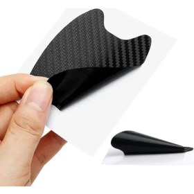 Resim Karbon Folyo Kapı Çizilmesi Önleyici Etiket 4 Adet 