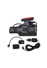 Resim Fastbuy Çift Sürüş Kaydedicileri, 3.0 Ekran, 170 Geniş Açı, Araba İçi Ve Önü Siyah 